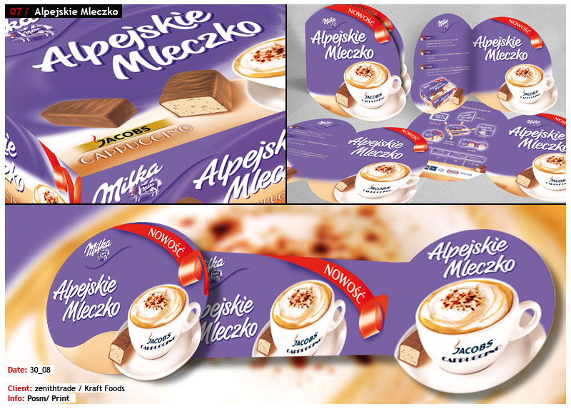 Alpejskie mleczko cappuccino