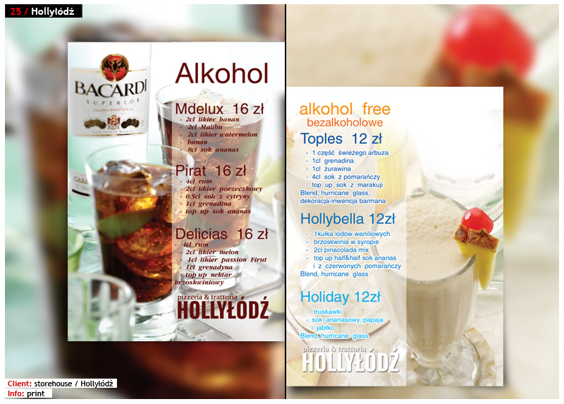 hollylodz menu drink