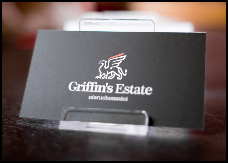 Karty wiztowe dla Griffins Estate