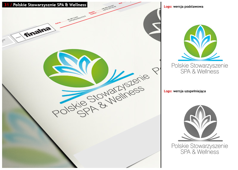 Spa and wellness logotyp