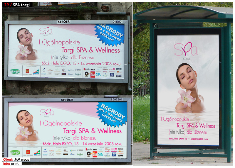 Spa targi billboard citylight