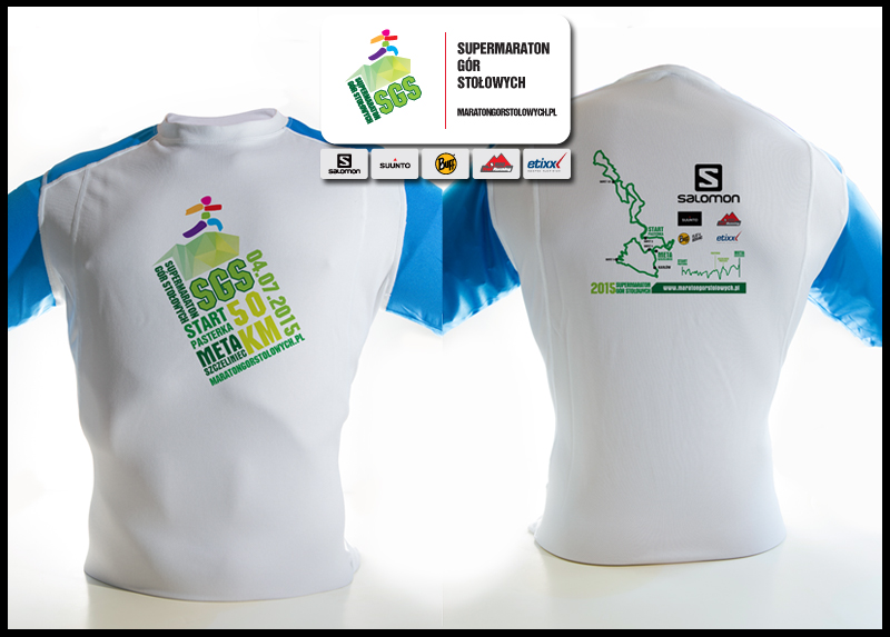 Super maraton gór stołowych - koszulka techniczna